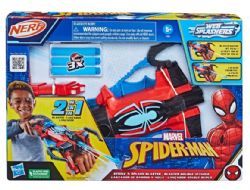 MARVEL SPIDER-MAN NERF STRIKE 'N SPLASH BLASTER DOUBLE ATTAQUE